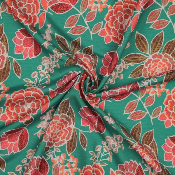 Flowers Design Wild Rose Fabric Printed Fabric